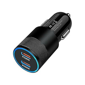 USB-C�J�[�`���[�W�� 2�|�[�g�V�K�[�\�P�b�g ���v60W typec�}���[�d �ԍڏ[�d�� �\�P�b�g �ԏ[�d