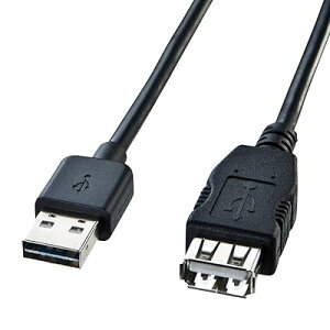 ���ʑ}����USB�����P�[�u��(A-A���X) 3m �u���b�N KU-REN3