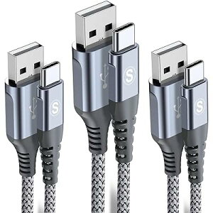 USB Type C �P�[�u���y3m/3�{�Z�b�g�z USB-C & USB-A 3.1A USB C �P�[�u���}���[�d �^�C�vc iPhone17/16/15 Pro