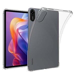 For Redmi Pad 2 11�C���` ��p �P�[�X �N���A �J�o�[ ���ϖh�~ �ϏՌ� TPU�f�� �^�u���b�g�P�[�X