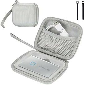Samsung T7/ T7 Touch ケース ポータブルSSD収納EVAケース 防震 防塵 防衝撃 耐水 HDDケース 適用機種