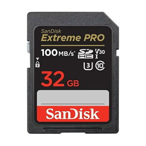 (�T���f�B�X�N) 32GB Extreme PRO SDHC UHS-I �������[�J�[�h - C10�AU3�AV30�A4K UHD�ASD�J�[�h- SDSDXXO-032G-