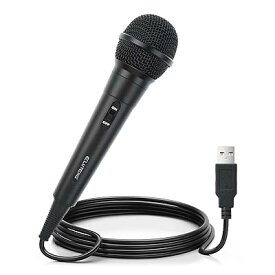 Switch カラオケマイク For Switch Nintendo 3Mケーブル付き USB接続 ゲーム用マイク カラオケ joysound