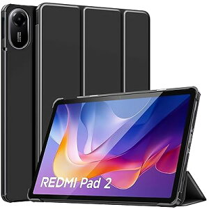 Redmi Pad 2 2025 11�C���` �P�[�X �V���I�~ ���b�h�~�p�b�h 2�p�ی�J�o�[ �蒠�^�ی�J�o�[ �X�^