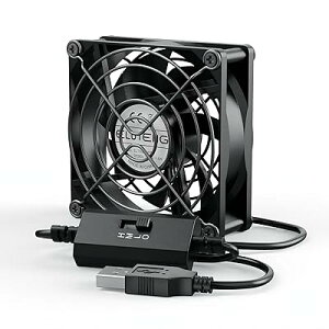 USB�t�@�� 8cm �É� ���͗�p 3�i���ʒ��� 5V ���^ ��� USB��@ 80mm 7���H�� �T�C�����g PC �ȃG