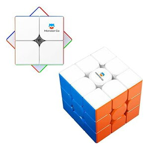 GAN Monster Go MG251+MG3 EDU ���Z�p�L���[�u�Z�b�g 2x2 3x3x3 MG3M�}�O�l�b�g���� MG251���΃��X ���X��