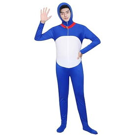 コスプレ 服 イエロー Tシャツ おしゃれ のびた え-もん 黄色服装 ブルータイツマン 泣き虫少