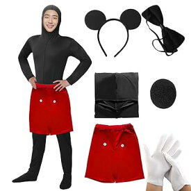 ハロウィン ネズミ コスチューム服 全身タイツ 黒 マウス コスプレ 子供 ブラック 仮装 日常