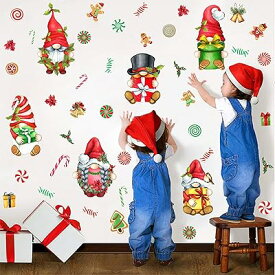 クリスマス ウォールステッカー 飾り ツリー サンタ トナカイ パーティー キッズ 壁紙 シー