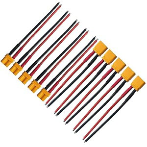 5�y�AXT-30 XT30U�v���O�I�X�ƃ��X�R�l�N�^�L���A�_�v�^�[ 15cm 16awg�V���R���P�[�u���t�� for RC