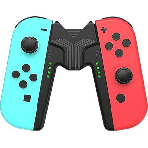 Elnicec Joy-Con�[�d�O���b�v�y2025�ŐV�^�zSwitch�W���C�R���[�d�O���b�v V���^ �v���C���Ȃ���[