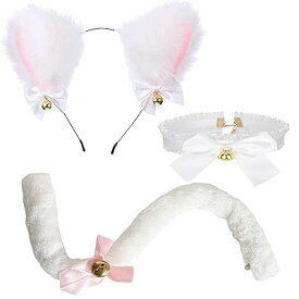 ネコ耳 コスプレ 3本セット 蝶結び カチューシャ ネコミミ 可愛い 鈴設計 猫耳 カチューシャ