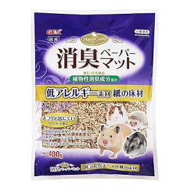 ジェックス 消臭ペーパーマット 低アレルギー 紙の床材 ハムスター・小動物用 400g