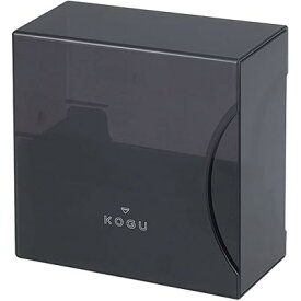 KOGU 珈琲考具 コーヒー フィルターケース ブラック 【日本製】 樹脂製 1~2杯用 2~4杯用 円錐 台