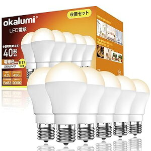 LED�d�� E17���� 40W�` �~�j�N���v�g���` �����F 500lm �~�j�����v�`�d�� �f�M�ގ{�H���Ή� ��