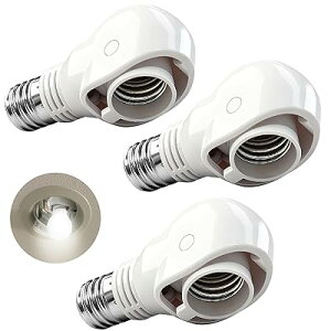 -E17 LED�d����p-�ώ��\�P�b�g-�����p-�\�P�b�g�ϊ��R���Z���g-AC 100V 1A-�z���C�g3�Z�b�g