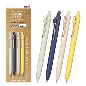 �����{�[���y�� uniball ZENTO �X�^���_�[�h 0.38 4�{�Z�b�g UBNZSC38.4P
