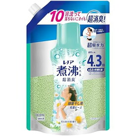 煮沸レベル消臭 抗菌ビーズ 部屋干し 花とおひさまの香り 詰め替え 1810mL [大容量] 柔軟剤と