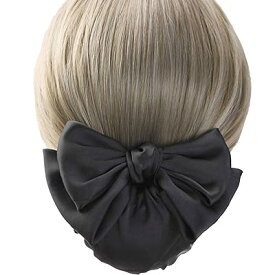 シニヨンネット バレッタ ネット付き シニヨン バレッタ おだんご ネット おだんご ヘアアク