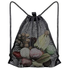 メッシュバッグ ジムサック45*60cm リュック ナップサック 軽量 シューズ収納 バッグ キャンプ