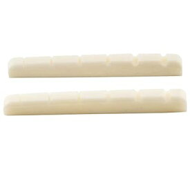 43mm 弦溝加工済み牛骨ナット(ボーンナット) Gタイプ フラットボトム LPレスポールSGエレキギ