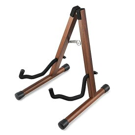 ギタースタンド 折り畳み式 木製 A型 取付簡単 安定性十分 アコギ ベース バンジョーに対応 D