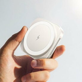 Magsafe充電器 業界極小サイズ マグセーフ充電器 2in1 スタンド 置くだけ充電 軽量 トラベル約10
