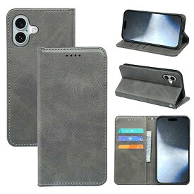 適用 iPhone16 ケース 手帳型 いphone16 用 手帳型ケース iPhone 16 用 カバー 手帳型 PUレザー カード