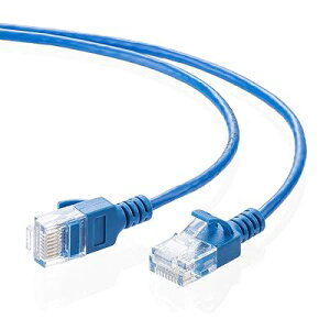 LAN�P�[�u�� 2m CAT6A �c���܂�h�~ ���炩�׌a 500-LAN6ASL02BL