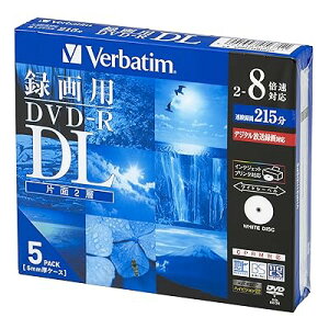 �o�[�x�C�^���W���p��( Japan) 1��^��p DVD-R DL CPRM 215�� 5�� �z���C�g�v�����^�u�� �Ж�2�w 2-8