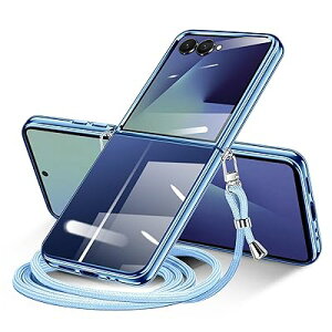 For Galaxy Z Flip 6 / Z Flip7 fe �P�[�X �N���A �V�����_�[ galaxy zflip6 / zflip7fe �X�}�z�P�[�X �M�����N