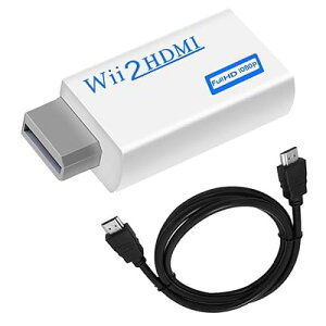 Wii To HDMI �ϊ��A�_�v�^ Wii��p �ϊ��A�_�v�^ 3.5mm�I�[�f�B�I�|�[�g�t�� Wii��HDMI�ɕϊ� �R��