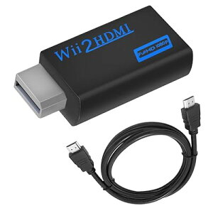 Wii To HDMI �ϊ��A�_�v�^ Wii��p �ϊ��A�_�v�^ 3.5mm�I�[�f�B�I�|�[�g�t�� Wii��HDMI�ɕϊ� �R��