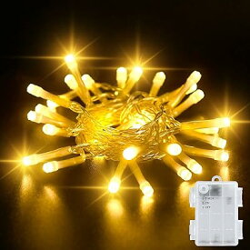 LEDイルミネーションライト 電池式 3M 30LED ストリングライト ストレート ジュエリーライト タ