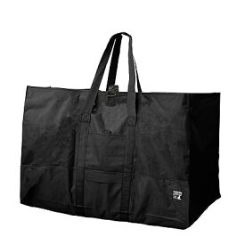 大型収納 トートバッグ ビッグバッグ 170L 幅820×奥行380×高さ550mm 収納ケース付き ブラック