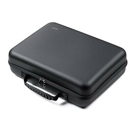 ガジェットポーチ セミハードケース 13.3型PC対応 間仕切り付き 軽量 720g ブラック XLサイズ 200