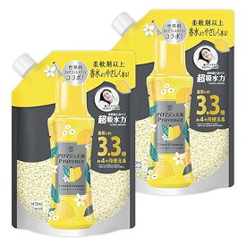 ハピネス アロマジュエル 香り付け専用ビーズ シトラス＆ヴァーベナ 詰め替え 1,410mL ×2袋【
