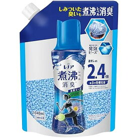 Lenor 超消臭 煮沸レベル消臭 抗菌ビーズ SPORTS クールリフレッシュ&シトラス 詰め替え 1,040mL