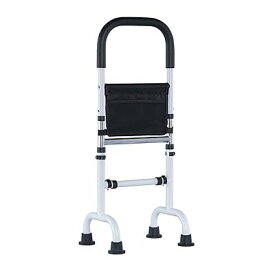トイレ てすり 立ち上がり補助器具 置き型手すり 床 補助 つかまり立ち ポケット付き 6段階