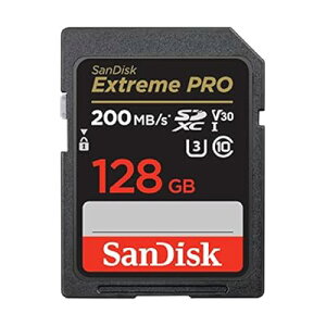 (�T���f�B�X�N) 128GB Extreme PRO SDXC UHS-I �������[�J�[�h - C10�AU3�AV30�A4K UHD�ASD�J�[�h- SDSDXXD-128G