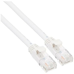 LAN�P�[�u�� CAT6A 5m �ܐ܂�h�~�R�l�N�^ ���炩 �z���C�g LD-GPAYC/WH5