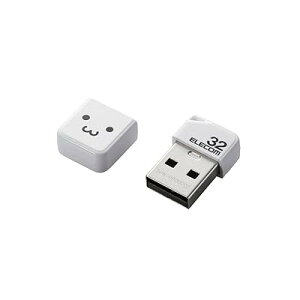 USB������ 32GB USB2.0 ���^ �X�g���b�v�z�[�� �L���b�v�t�� �z���C�g MF-SU2B32GWHF
