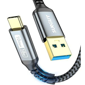 USB3.1 Gen2 USB Type C �P�[�u�� 1.5M USB-A & USB-C 10Gbps�����f�[�^�]�� �^�C�vc �P�[�u�� Android Auto�Ή�