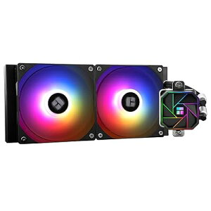 AQUA ELITE 240 V3�t��CPU�N�[���[�A240��p��T�C�Y�A2 x 120mm PWM�t�@���AS-FDB�x�A�����O�AAMD/AM4/AM5