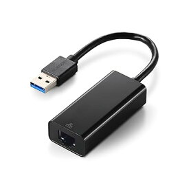 有線LANアダプター USBタイプA Nintendo Switch/windows/macOS 対応 ブラック EDC-GUA3V3E-B