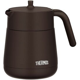 真空断熱ティーポット ストレーナー付き 700ml ブラウン TTE-700 BW
