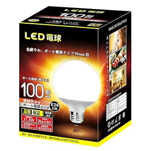 LED �{�[�� �d�� �^�C�v �������a26mm 100w�`���� �d���F����(11.5W) 1520���[���� LED�{�[���� 95mm�a