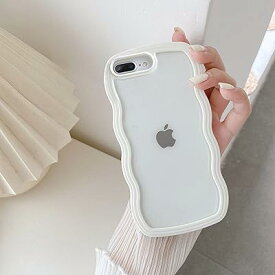 iPhone 7 Plusケース iPhone 8 Plusケース クリア TPUカバー おしゃれ 韓国 可愛い 透明 薄型 軽量 耐