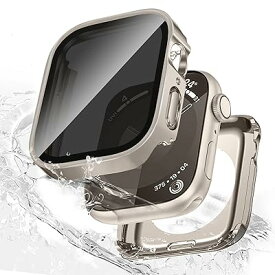 【2in1 防水の覗き見防止設計】 対応 アップルウォッチ カバー Series 6 5 4 SE3 SE2 SE 44mm 対応 Apple
