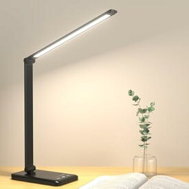 デスクライト LED コードレス 充電式 スタンドライト 10段階調光 5段階調色 タイマー機能・記